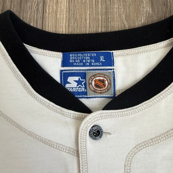 Vintage Los Angeles Kings Starter button up jersey shirt size XL NHL - Picture 3 of 6